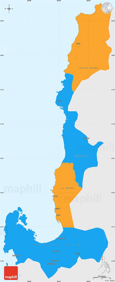 map of region 1